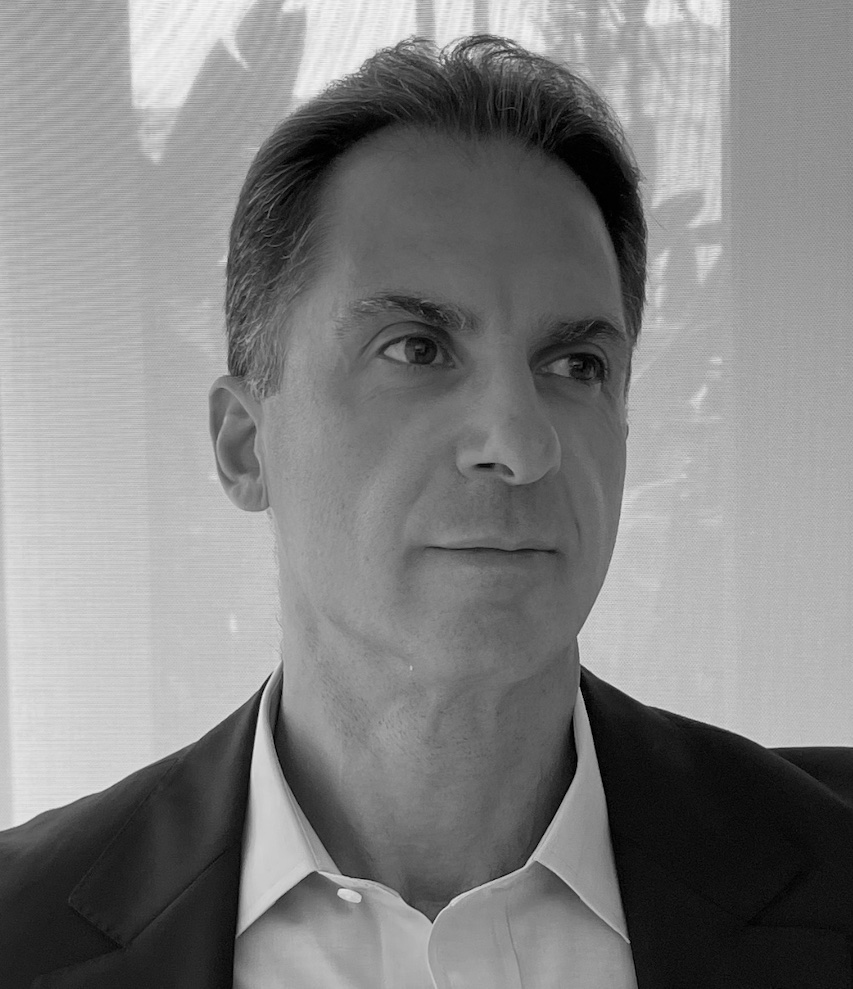 Black and white portrait of Alexander Bafer